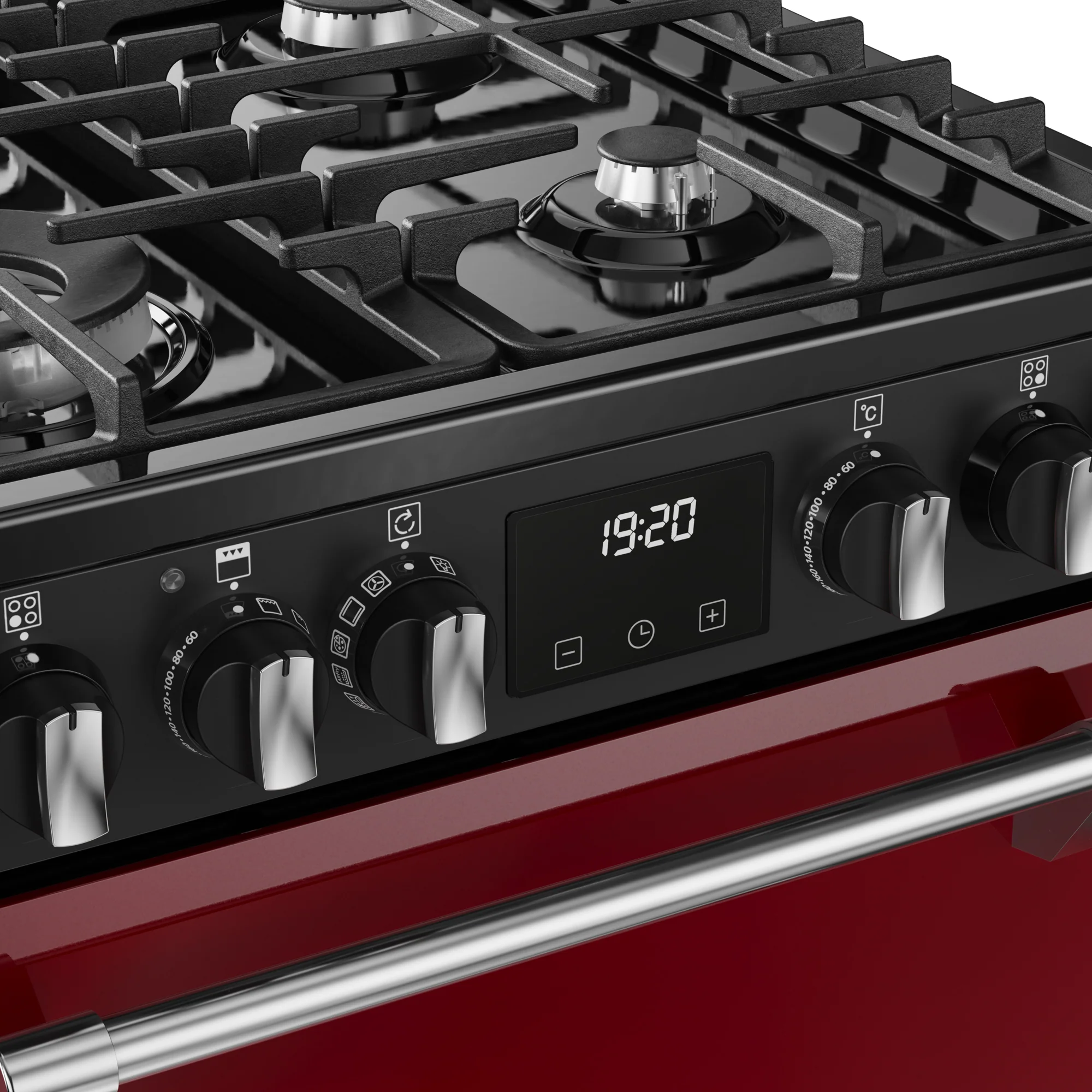 ST DX MRA RICH 60DF GAR 444411997 - Garnet Red 60cm Dual Fuel Range Cooker - 4 Burners - Image 10