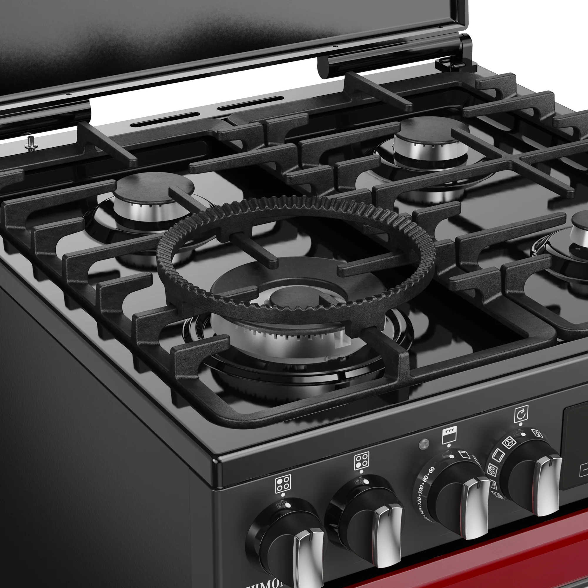 ST DX MRA RICH 60DF GAR 444411997 - Garnet Red 60cm Dual Fuel Range Cooker - 4 Burners - Image 11