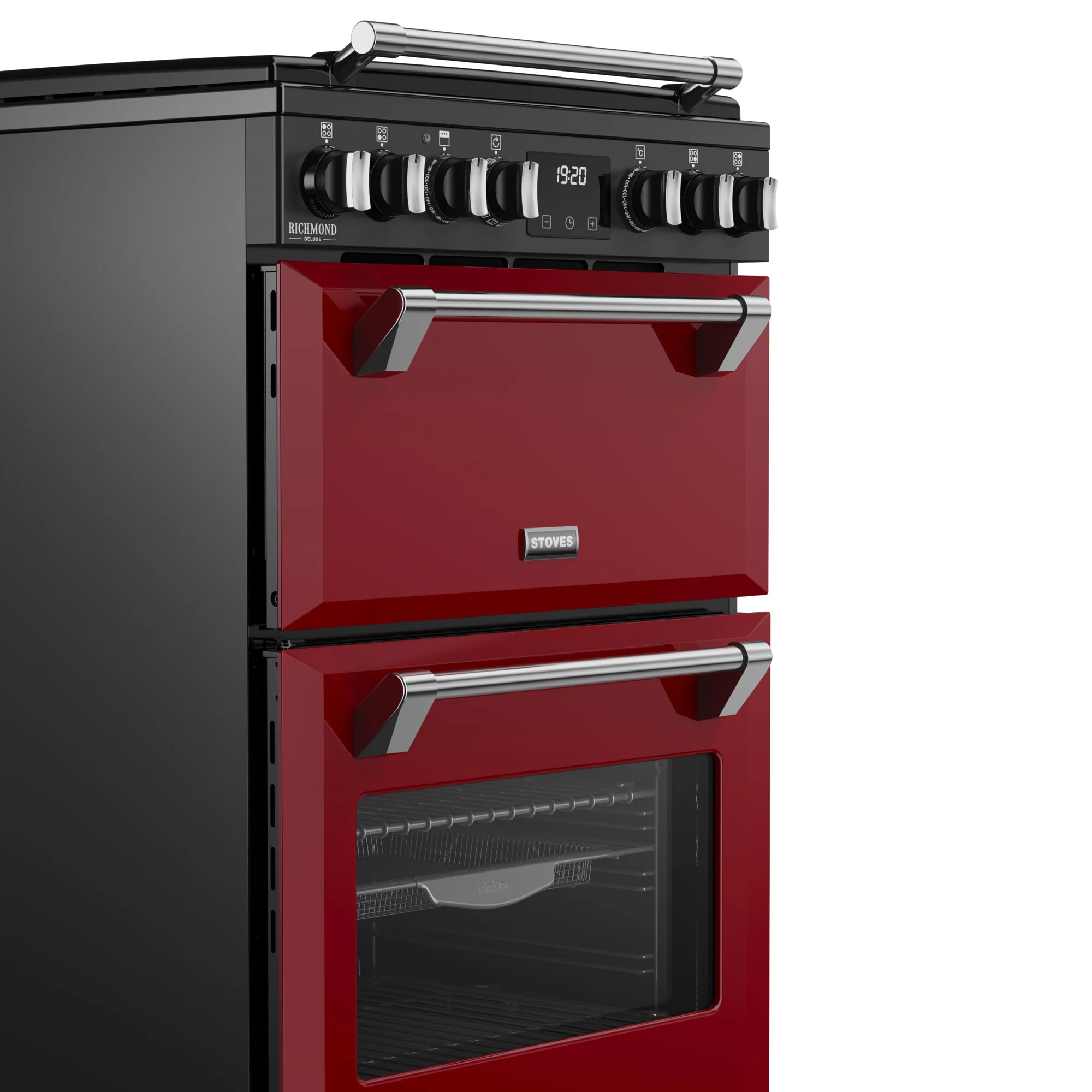 ST DX MRA RICH 60DF GAR 444411997 - Garnet Red 60cm Dual Fuel Range Cooker - 4 Burners - Image 4