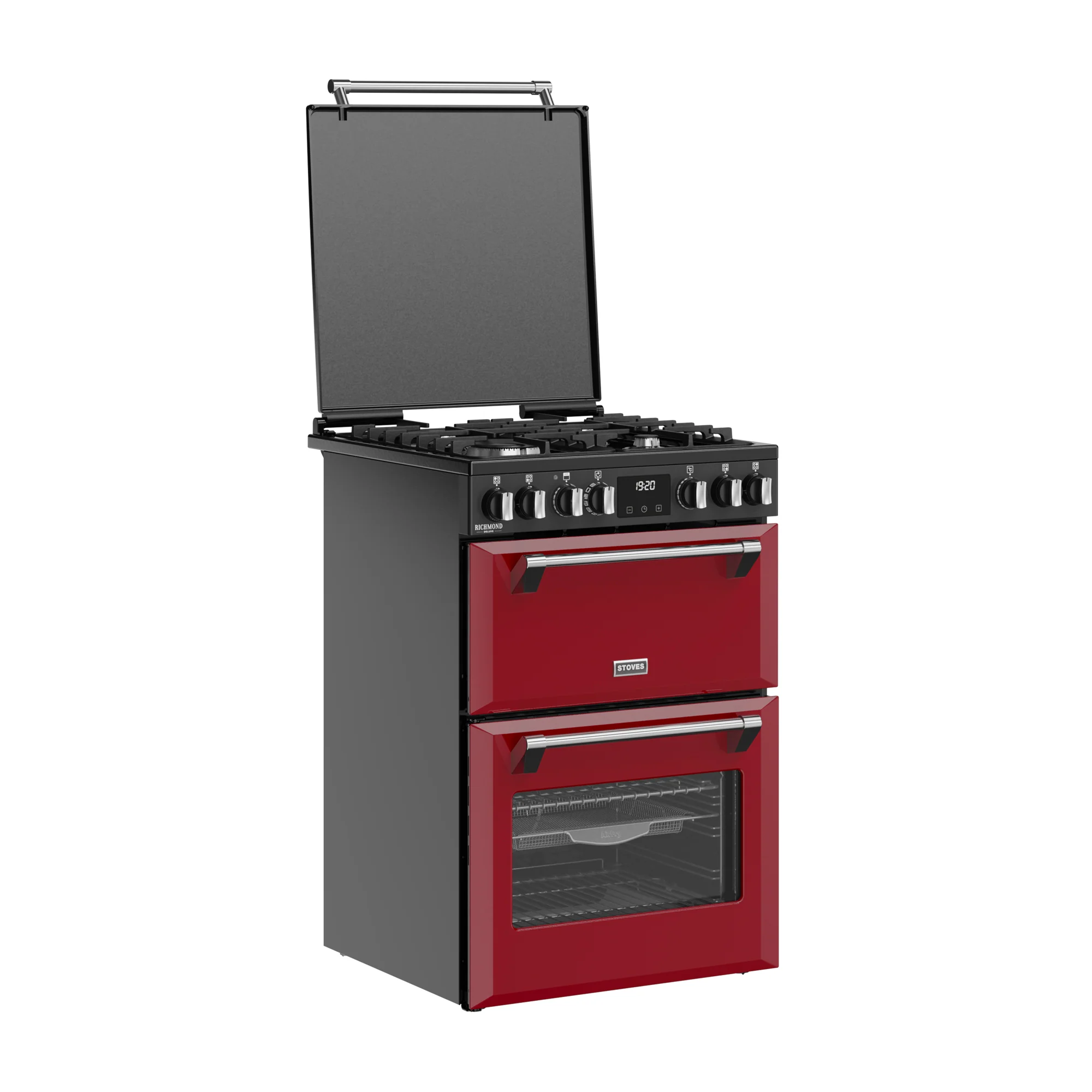 ST DX MRA RICH 60DF GAR 444411997 - Garnet Red 60cm Dual Fuel Range Cooker - 4 Burners - Image 5
