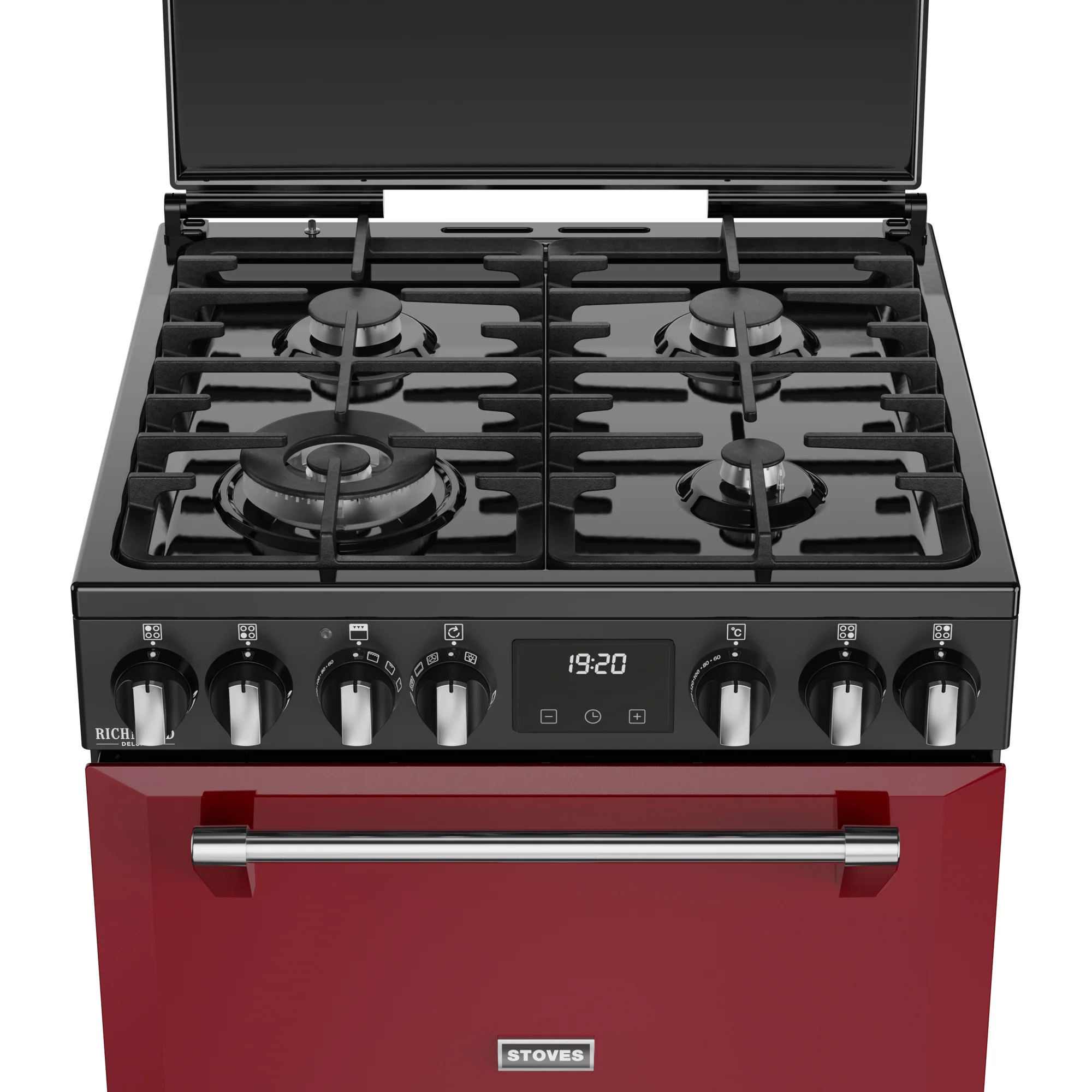 ST DX MRA RICH 60DF GAR 444411997 - Garnet Red 60cm Dual Fuel Range Cooker - 4 Burners - Image 7