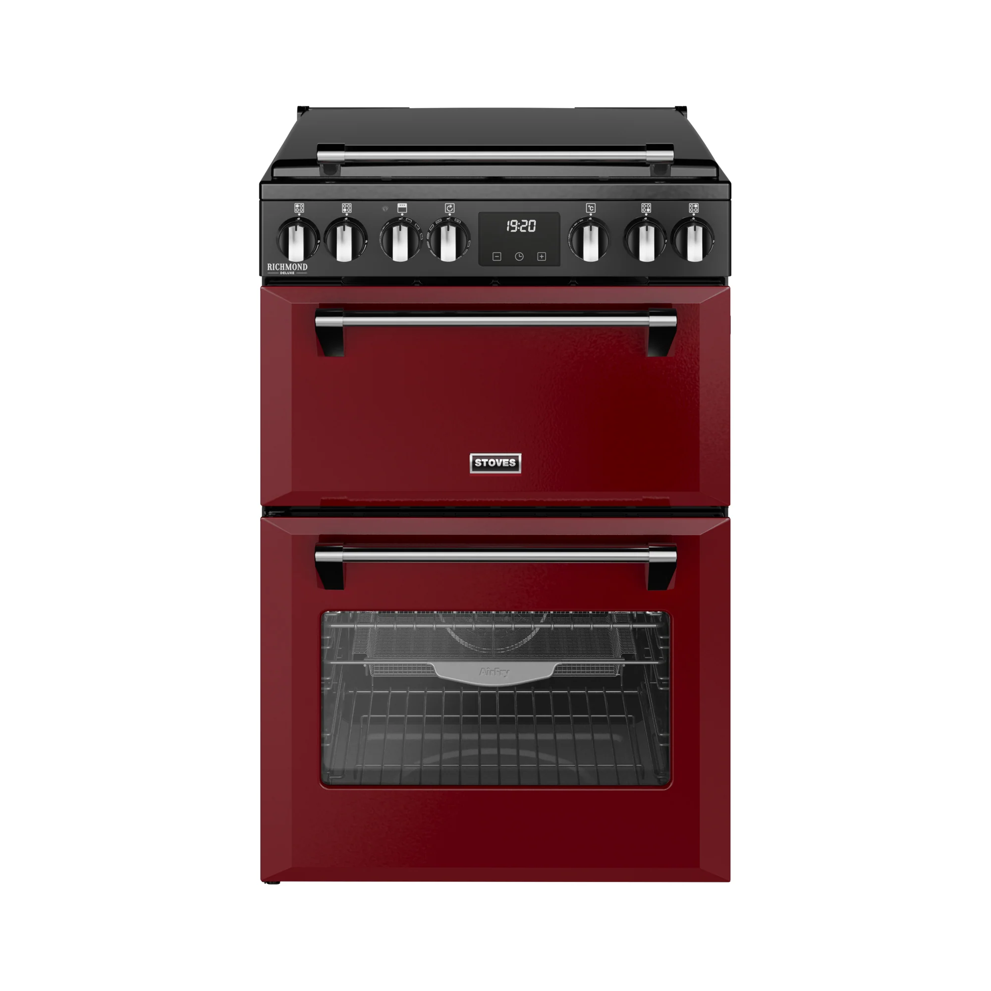 ST DX MRA RICH 60DF GAR 444411997 - Garnet Red 60cm Dual Fuel Range Cooker - 4 Burners - Image 8