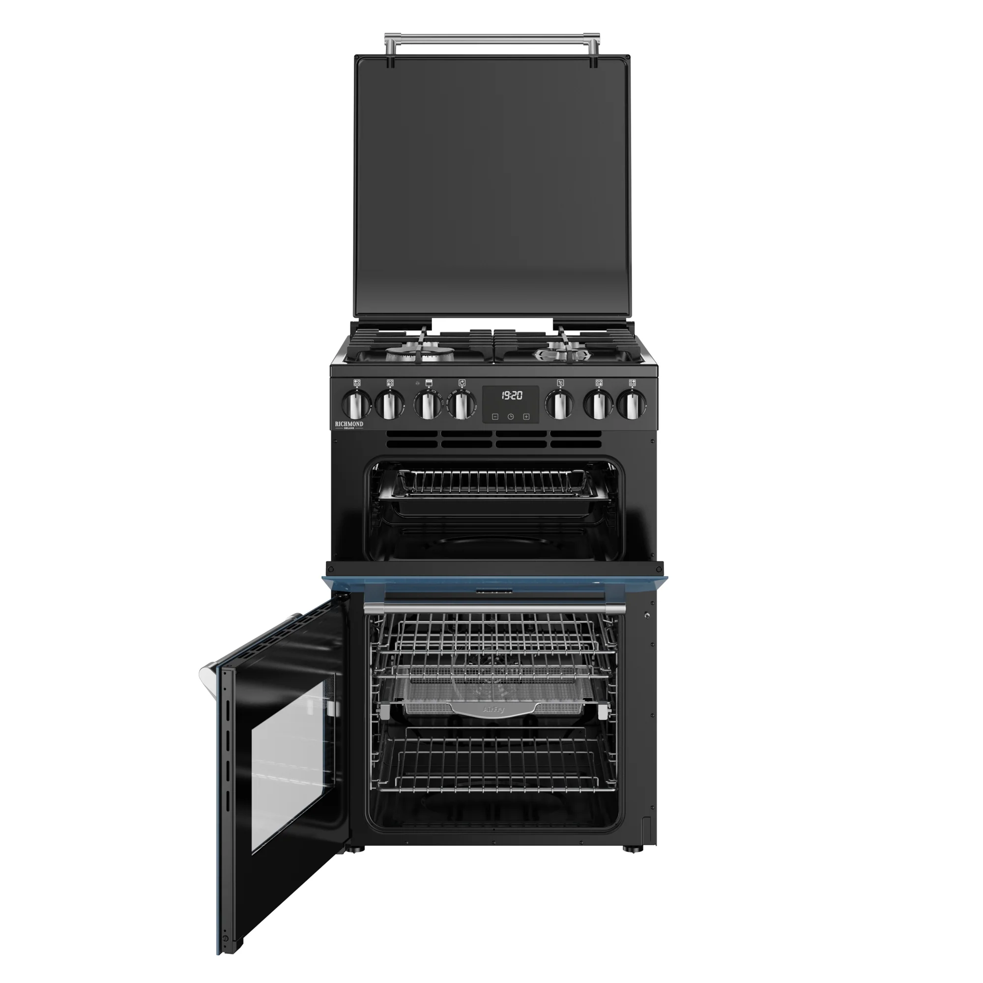 ST DX MRA RICH 60DF TWB 444411994 - Twilight Blue 60cm Dual Fuel Range Cooker - 4 Burners - Image 6