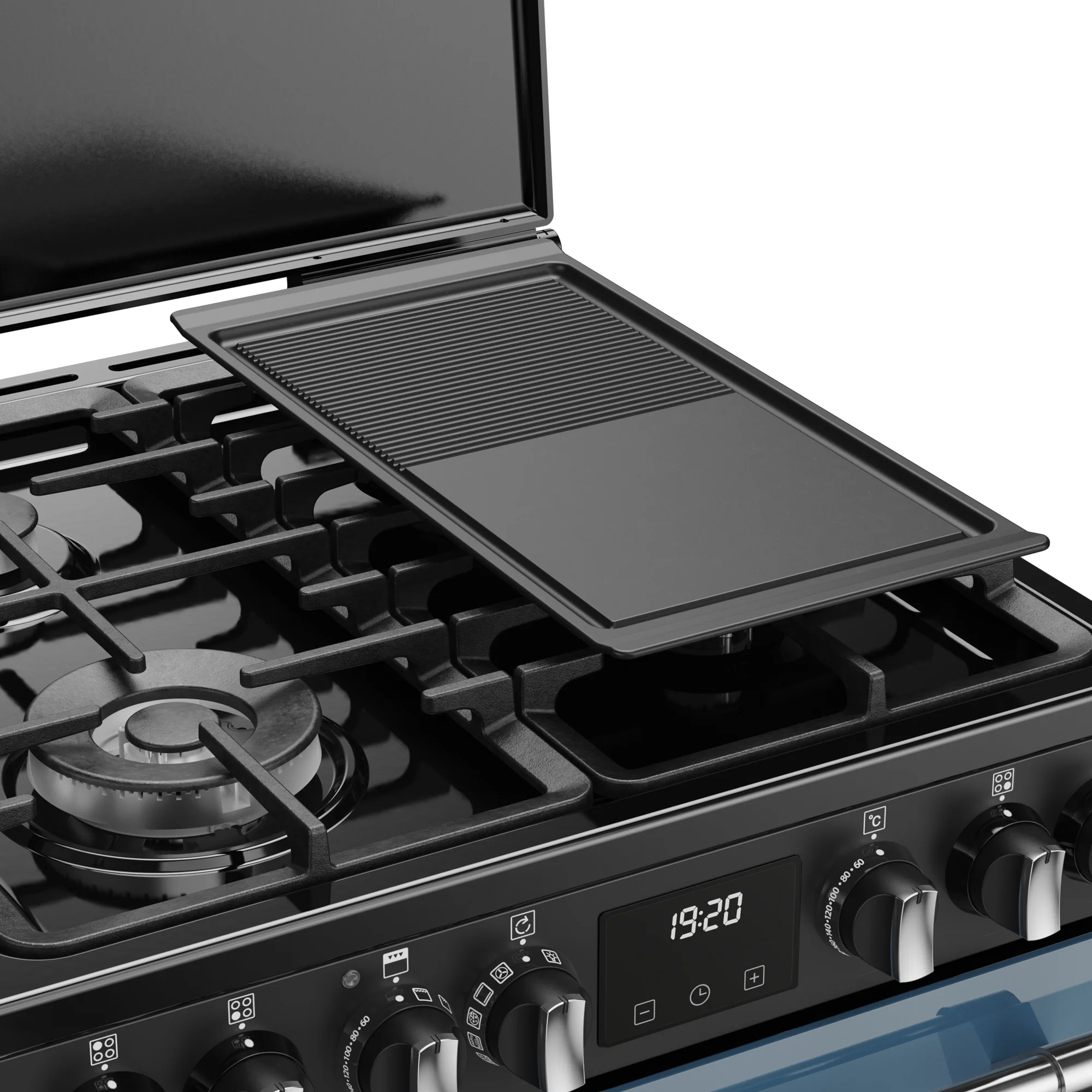 ST DX MRA RICH 60DF TWB 444411994 - Twilight Blue 60cm Dual Fuel Range Cooker - 4 Burners - Image 9