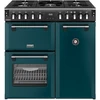 ST DX RCA RICH 90DF DMA 444412007 - Green 90cm Range Cooker - Dual Fuel - A Rated - Image 2