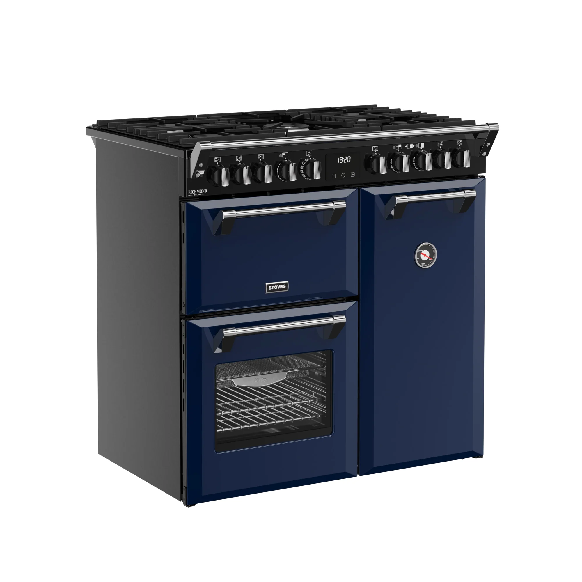 ST DX RCA RICH 90DF MBL 444412006 - Blue 90cm Range Cooker - Dual Fuel - A Rated - Image 5