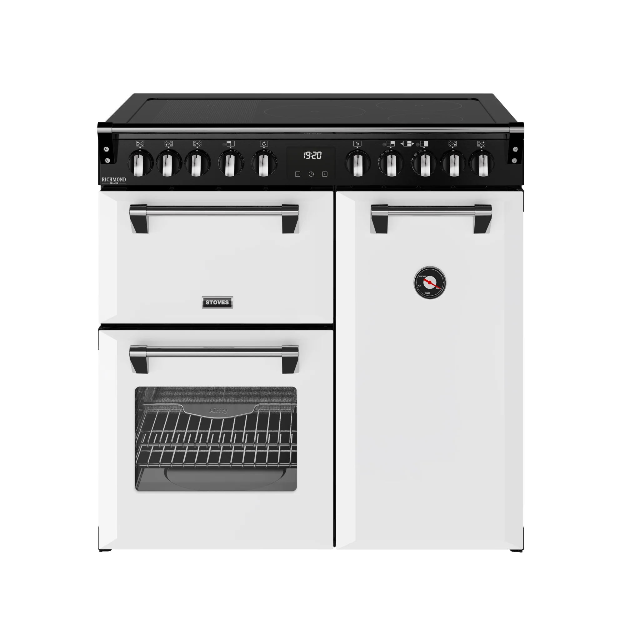 ST DX RCA RICH 90Ei RTY IWH 444412010 - White 90cm Range Cooker - Induction - A Rated