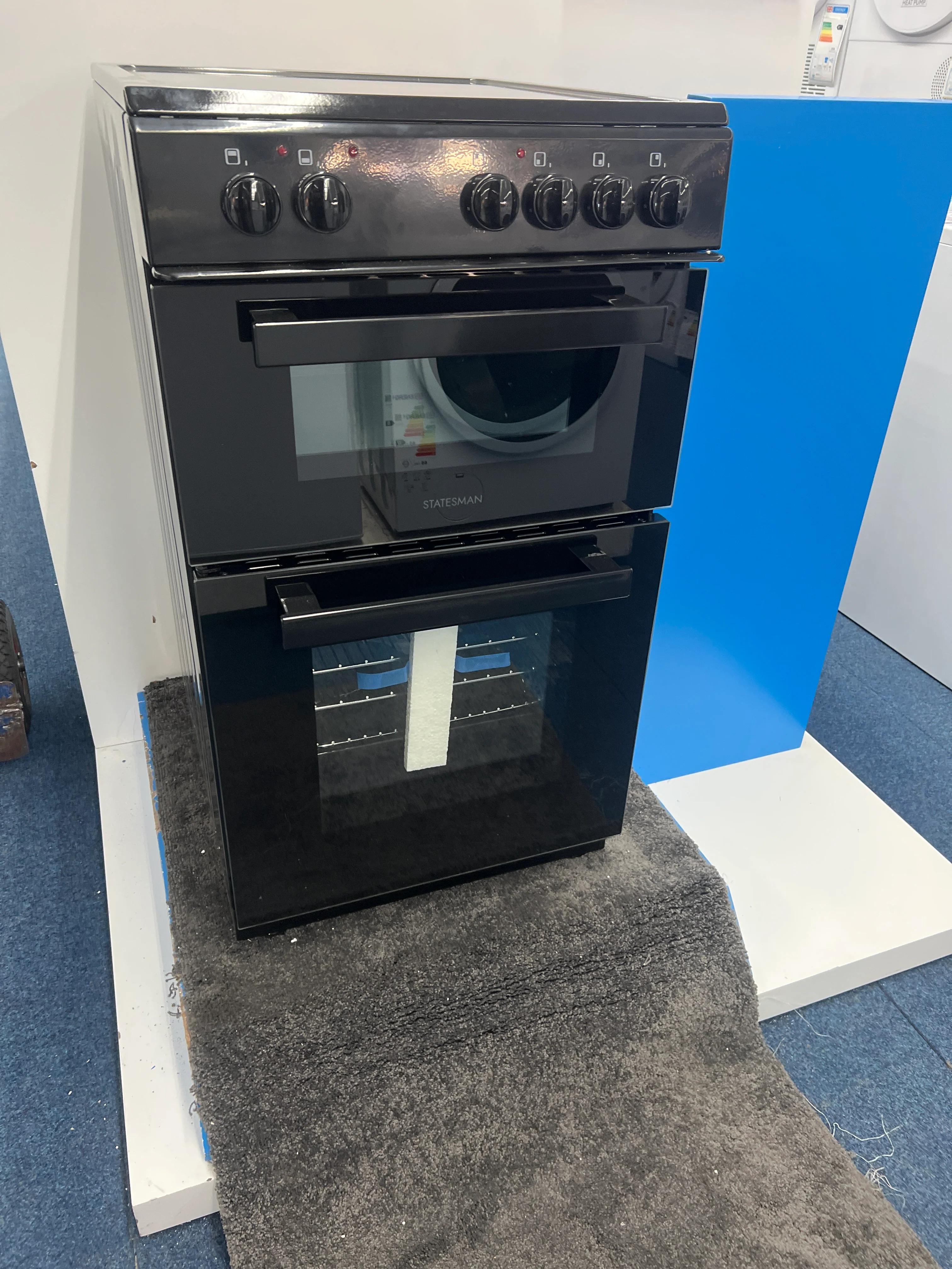 Statesman EDC50B - Black 4 Zone Electric Cooker - Unboxed