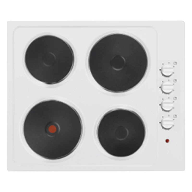 Statesman EH160WH - White Electric Hob - 60cm 4 Zone Solid Plate
