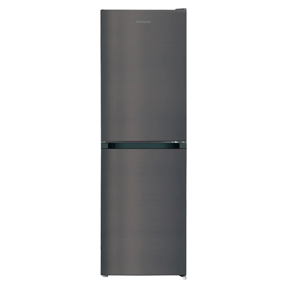 Statesman F01754LFX - Freestanding 50/50 Fridge Freezer, Smart Frost , 254 Litre, Dark Inox