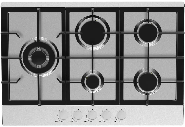 Statesman GH175SS 75cm 5-Zone Gas Hob - Stainlesss Steel