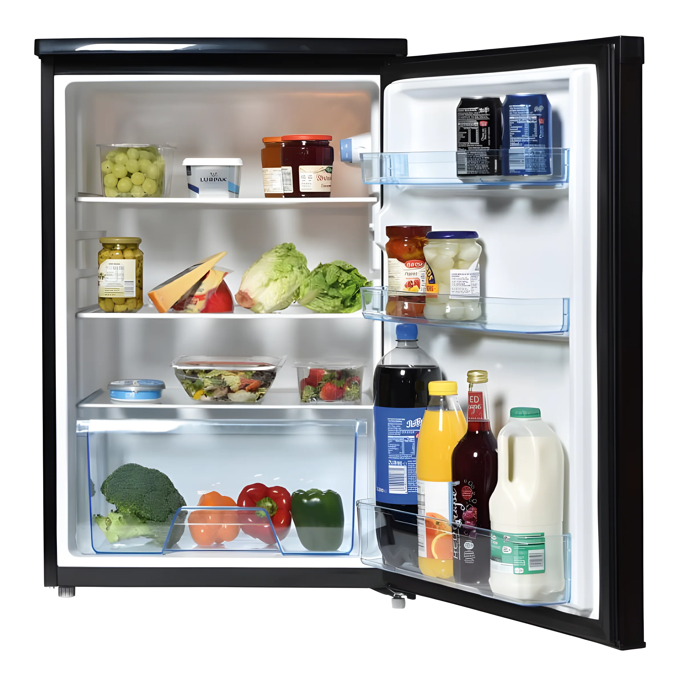 Statesman L255B - Black Undercounter Fridge - E energy - Image 3