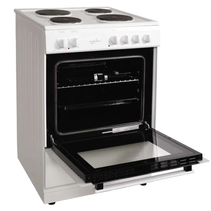 Statesman NAPIER60EW - White 4 Zone Electric Cooker - A energy - Image 2