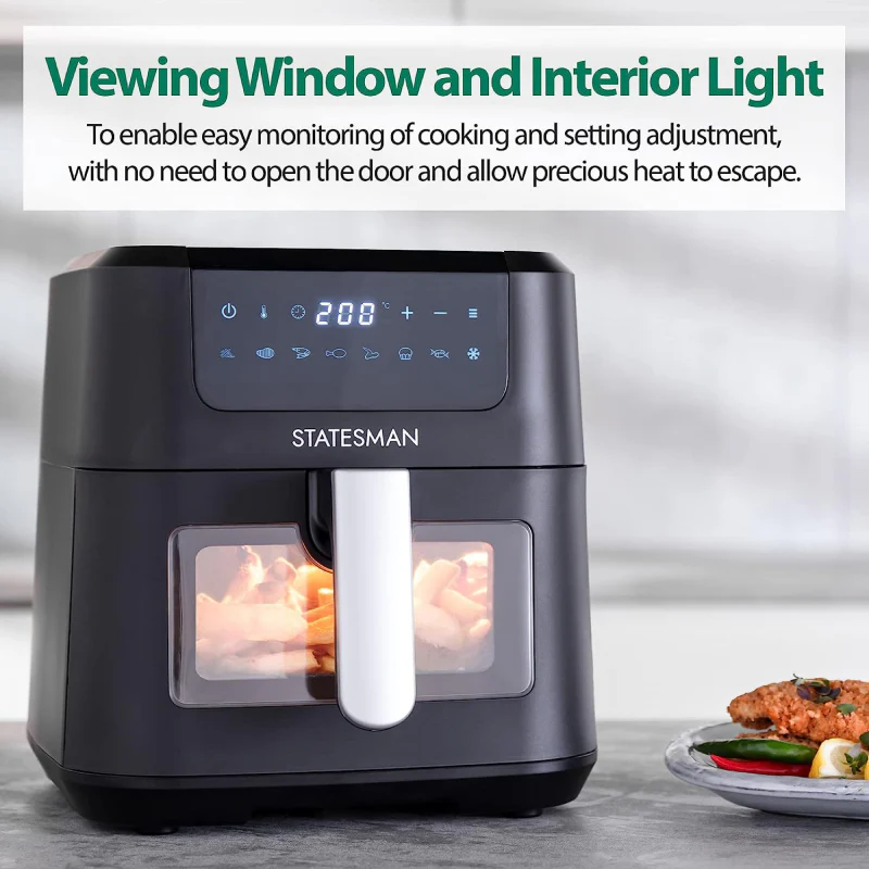 Statesman SKAF05015BK - Air Fryer - Black - Image 4