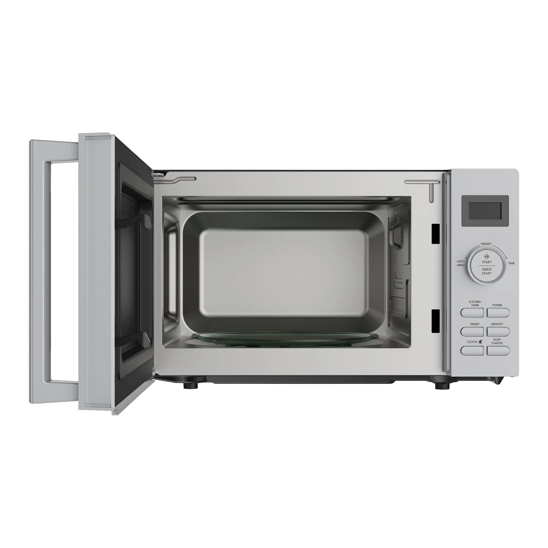 Statesman SKMS0820DSS - Silver Freestanding Electric Microwave - Image 2