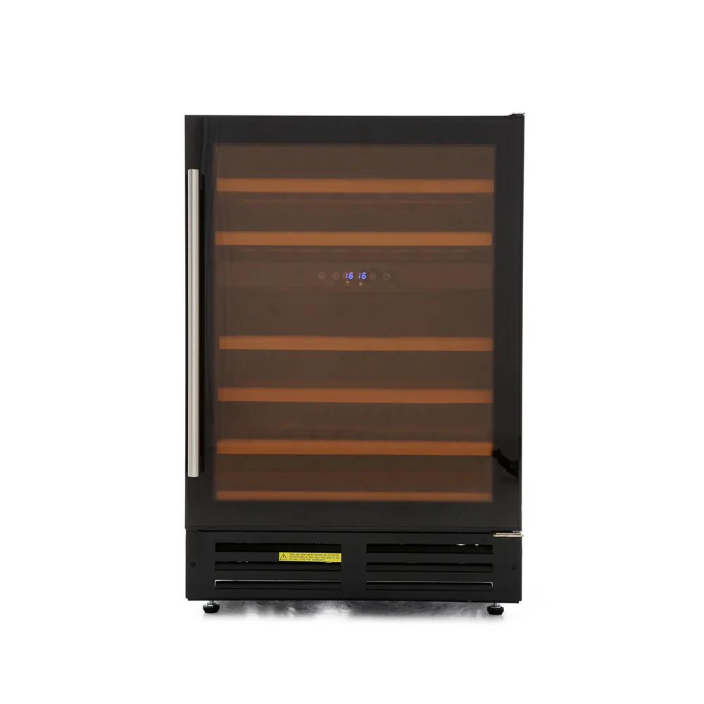 GDHA 600BLKWC Blk 444443283 - Black 46 Bottle Wine Cooler - G Energy Rated