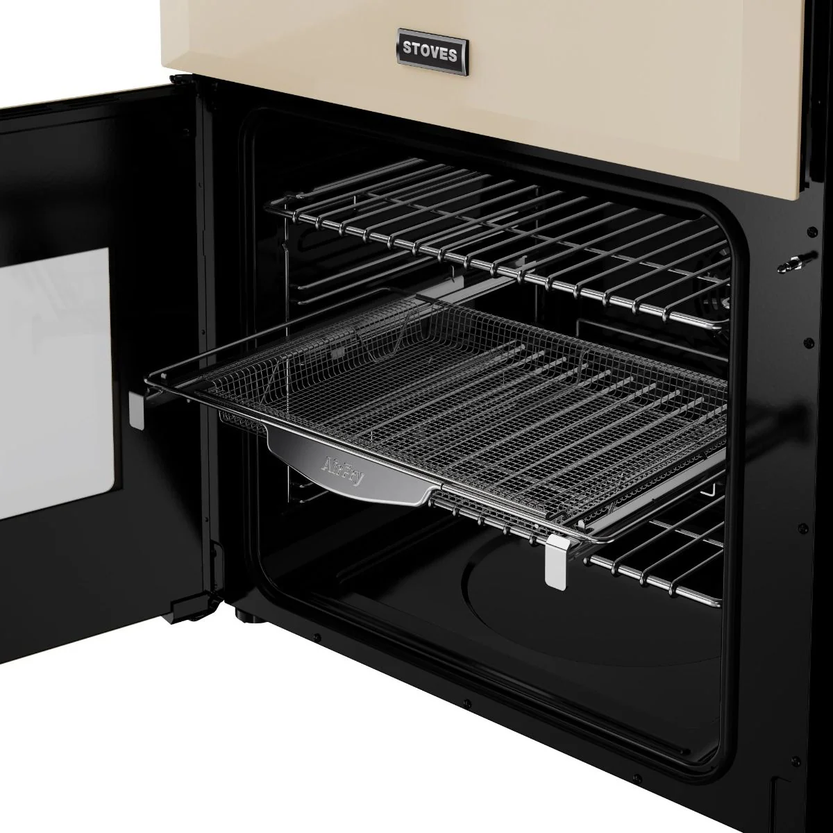 Stoves DX MRA RICH 60DF 444411845 - Cream Dual Fuel Cooker with Double Oven - 900mm x 598mm x 600mm - A Energy Rating - Image 4