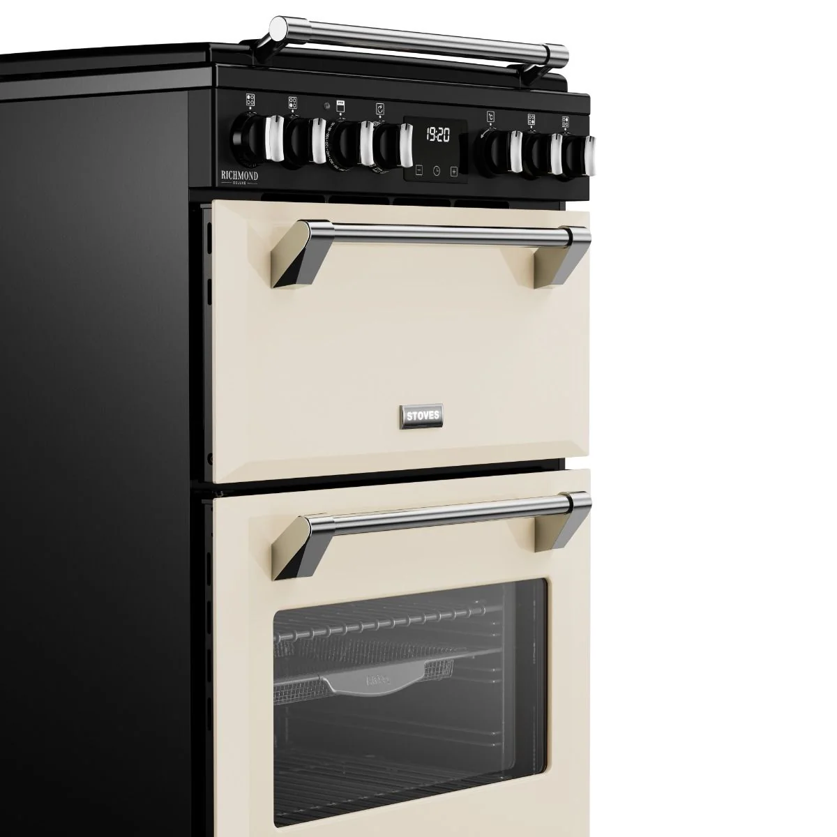 Stoves DX MRA RICH 60DF 444411845 - Cream Dual Fuel Cooker with Double Oven - 900mm x 598mm x 600mm - A Energy Rating - Image 9