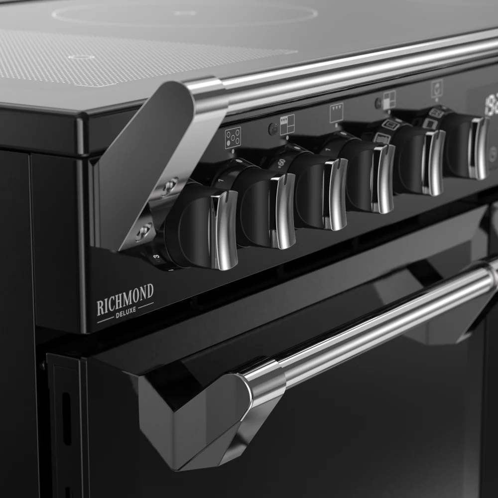 Stoves DX RCA RICH 100Ei RTY 444411873 - Black Range Cooker - 196L Capacity - Quad Oven - Induction Hob - A Energy Rating - Image 4