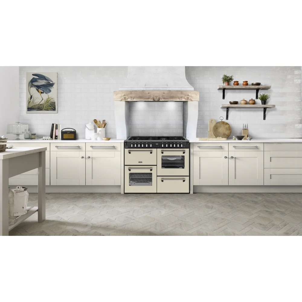 Stoves DX RCA RICH 110DF CRM 444411877 - Cream 110cm Dual Fuel Range Cooker - 196L Capacity - A Energy Rating - Image 2