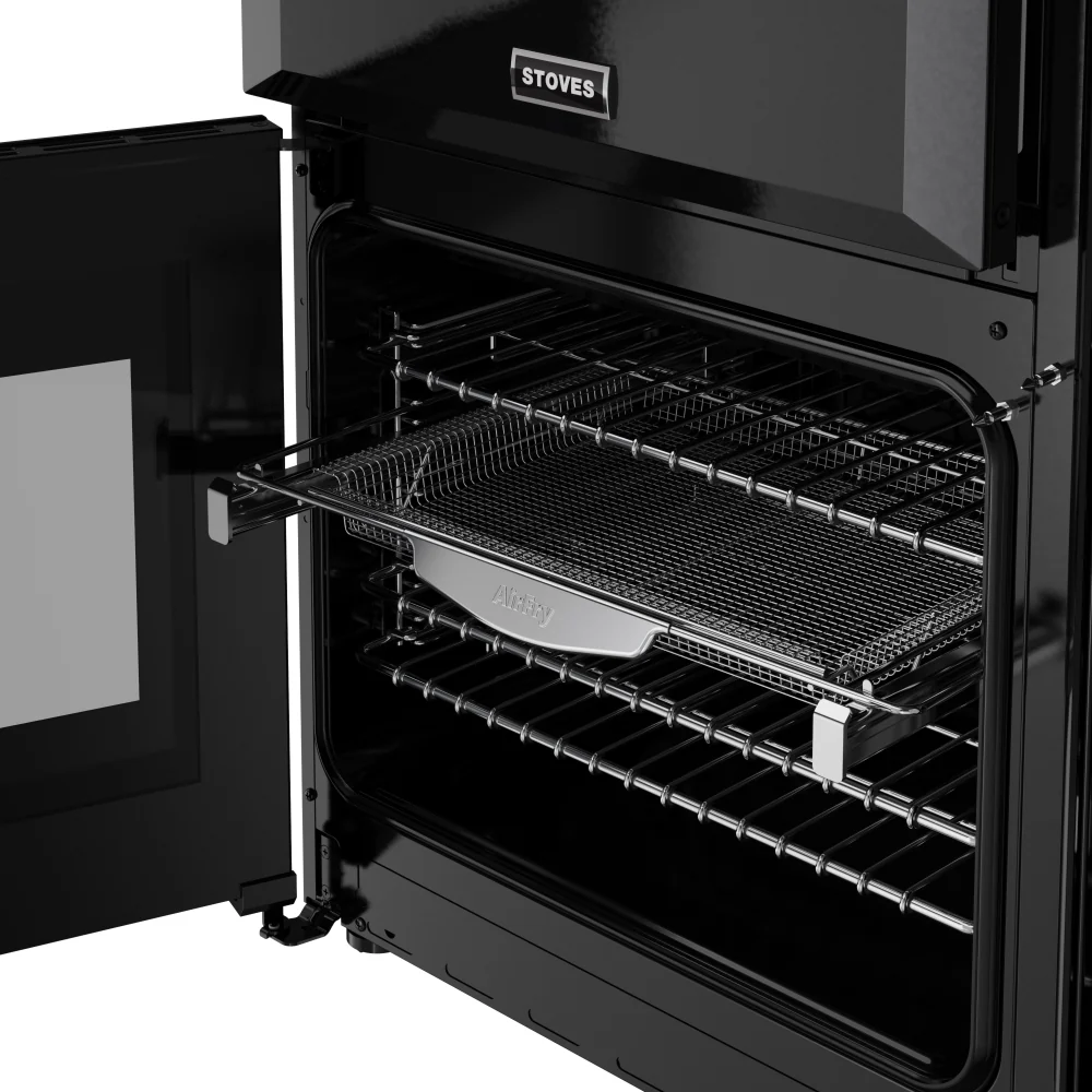 Stoves DX RCA RICH 90DF BLK 444411867 - Black 90cm Dual Fuel Range Cooker - 5 Burners, 174L Quad Oven, A Energy Rated - Image 3