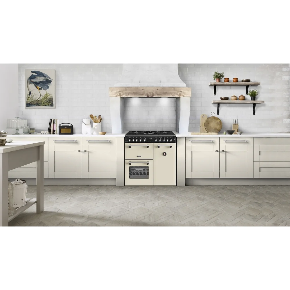 Stoves DX RCA RICH 90DF CRM 444411868 - Cream 90cm Dual Fuel Range Cooker - 174L Quad Oven - A Energy Rating - Image 2