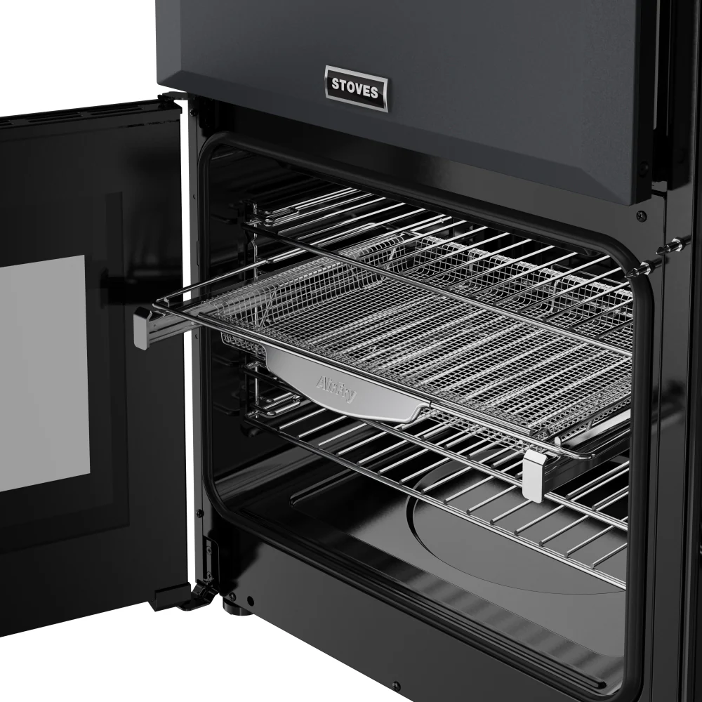 Stoves RCA RICH 90DF ANT 444411849 - Grey 90cm Dual Fuel Range Cooker - 174L - A Energy Rating - Image 3
