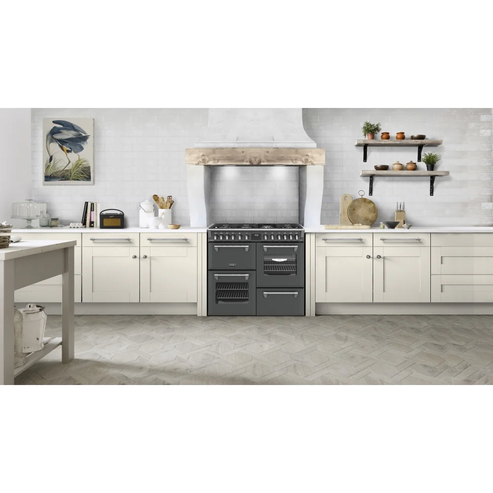 Stoves ST RCA RICH 100DF ANT 444411855 - Grey Dual Fuel 100cm Range Cooker - 196L - Quad Ovens - A Energy Rated - Image 2