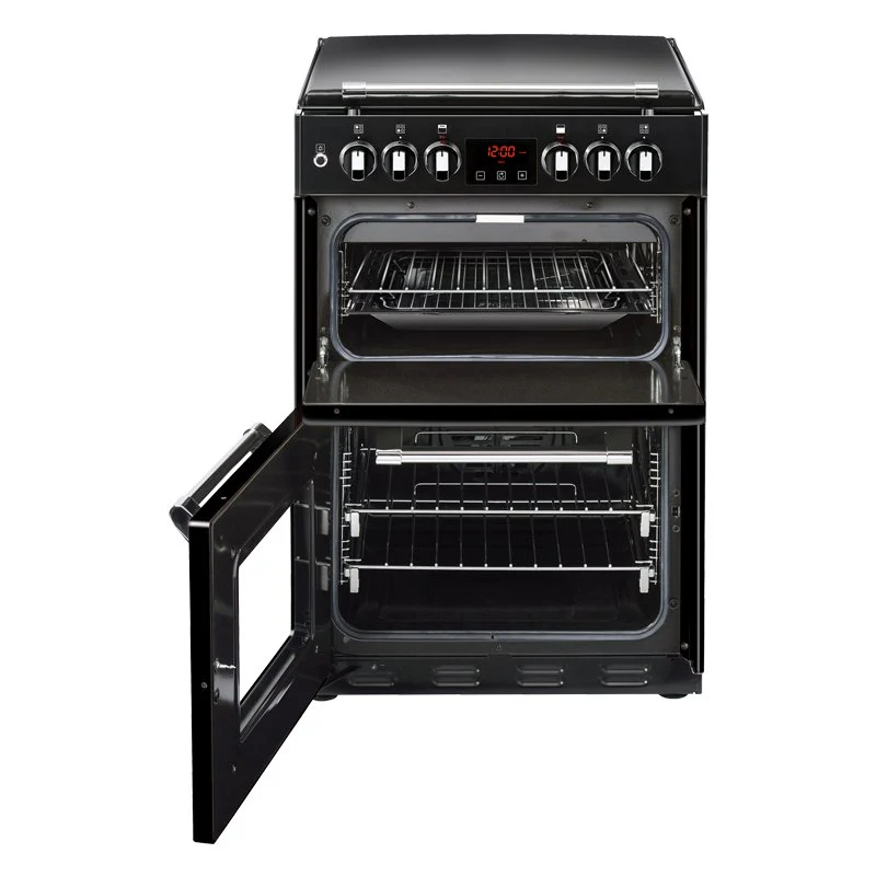 Stoves Richmond 600DF 444444723 Black - Black Dual Fuel Cooker - 4 Burners, Double Oven, 102L Total Capacity - A Energy Rating - Image 2
