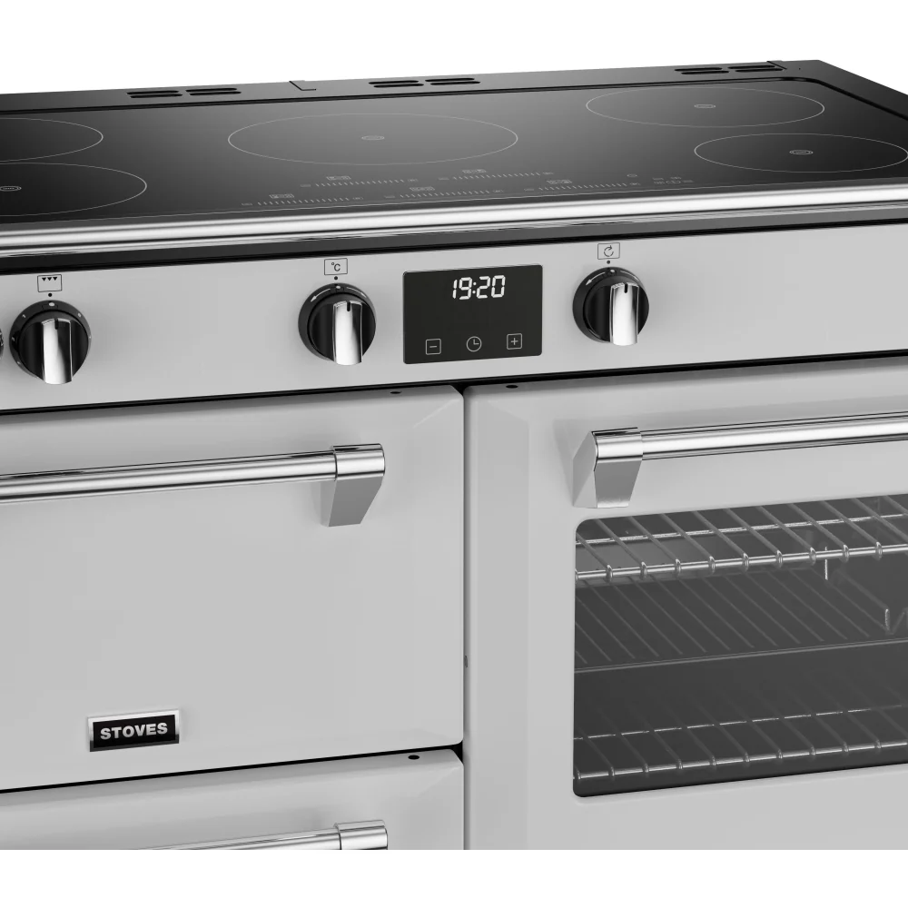 Stoves Richmond Deluxe D1000Ei TCH 444411564 - Icy White 100cm Induction Range Cooker - 183L Capacity - A Energy Rating - Image 3