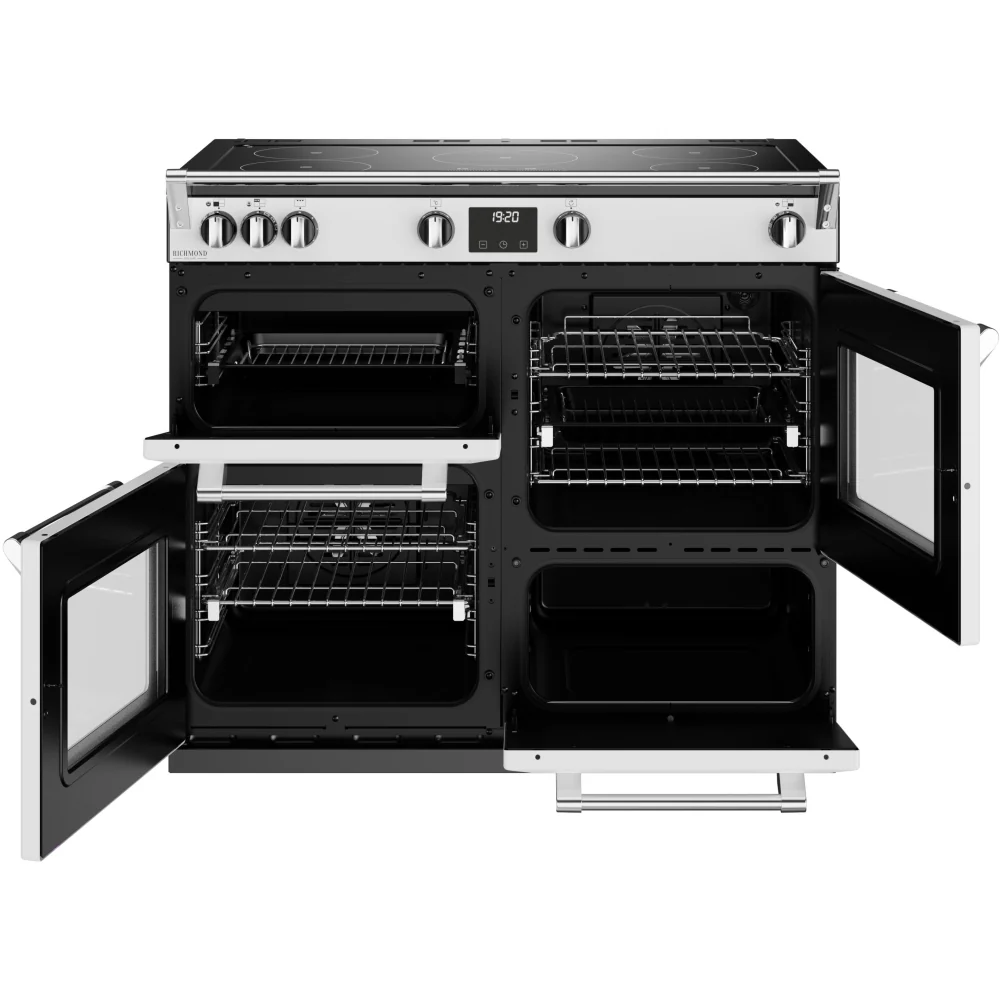 Stoves Richmond Deluxe D1000Ei TCH 444411564 - Icy White 100cm Induction Range Cooker - 183L Capacity - A Energy Rating - Image 4