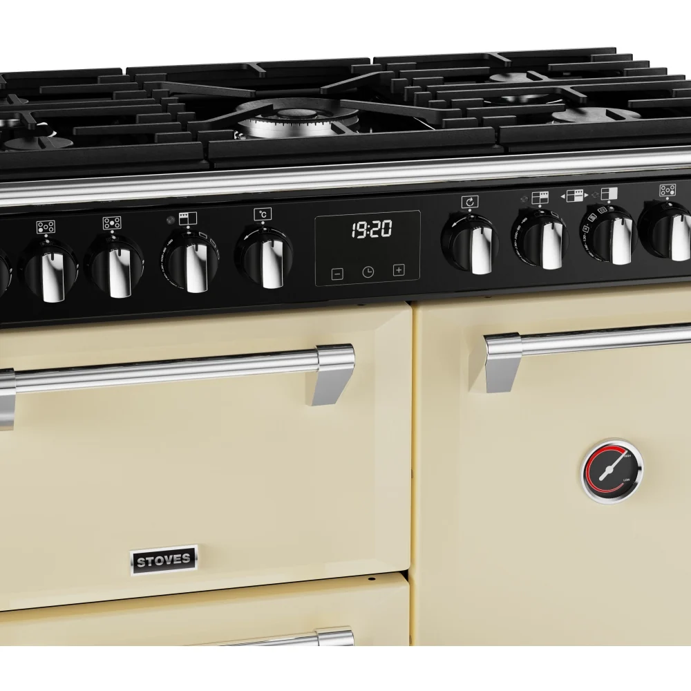 Stoves Richmond Deluxe D900DF 444411434 Classic Cream 90cm Dual Fuel Range Cooker - 168L Capacity - A Energy Rating - Image 4