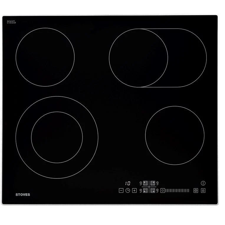 Stoves SEH602SCTC 444410185 - Black Ceramic Hob - 4 Zone - Touch Control