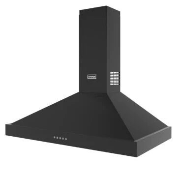 Stoves ST STERLING CHIM 90PYR BLK 444411650 - Black 90cm Chimney Extractor - 610m³/h - A+ energy - Image 3