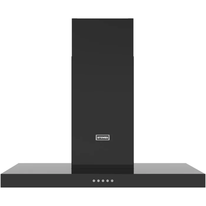 Stoves ST STERLING CHIM 90T BLK 444411644 - Black 90cm T-Shape Extractor Hood - 600m3/h - A+ energy