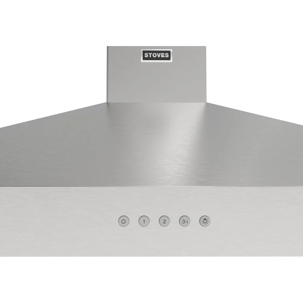Stoves Sterling 110PYR 444411655 - Stainless Steel 110cm Chimney Extractor - 610 m³/h - A+ Energy Rating - Image 2