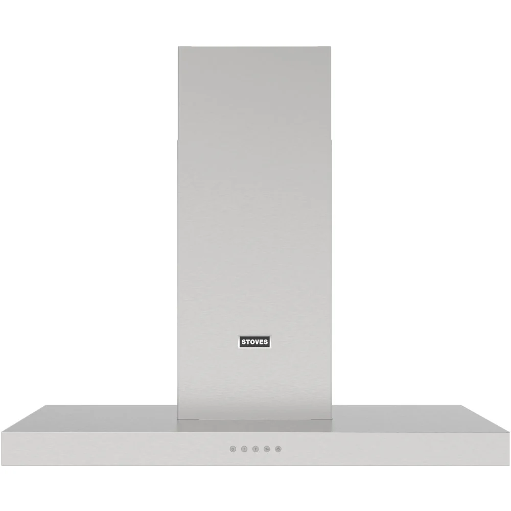 Stoves Sterling 110T 444411649 - Stainless Steel 110cm Chimney Cooker Hood - 590 m³/h, A+ Rated