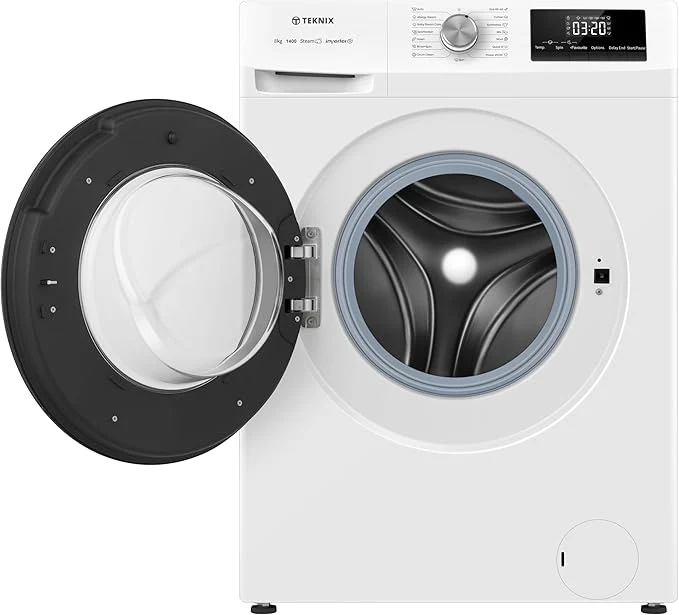 Teknix TK2W814HW - White 8KG Washing Machine - 1400 RPM - A energy - Image 2