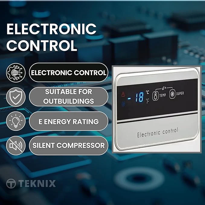 Teknix CH142 - White Freezer - Garage Safe - E energy - Image 6
