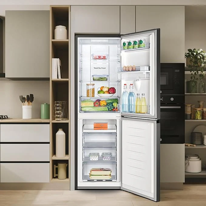 Teknix FFH1825WB/E - Black Freestanding 50/50 Frost Free Fridge Freezer - E energy - Image 6