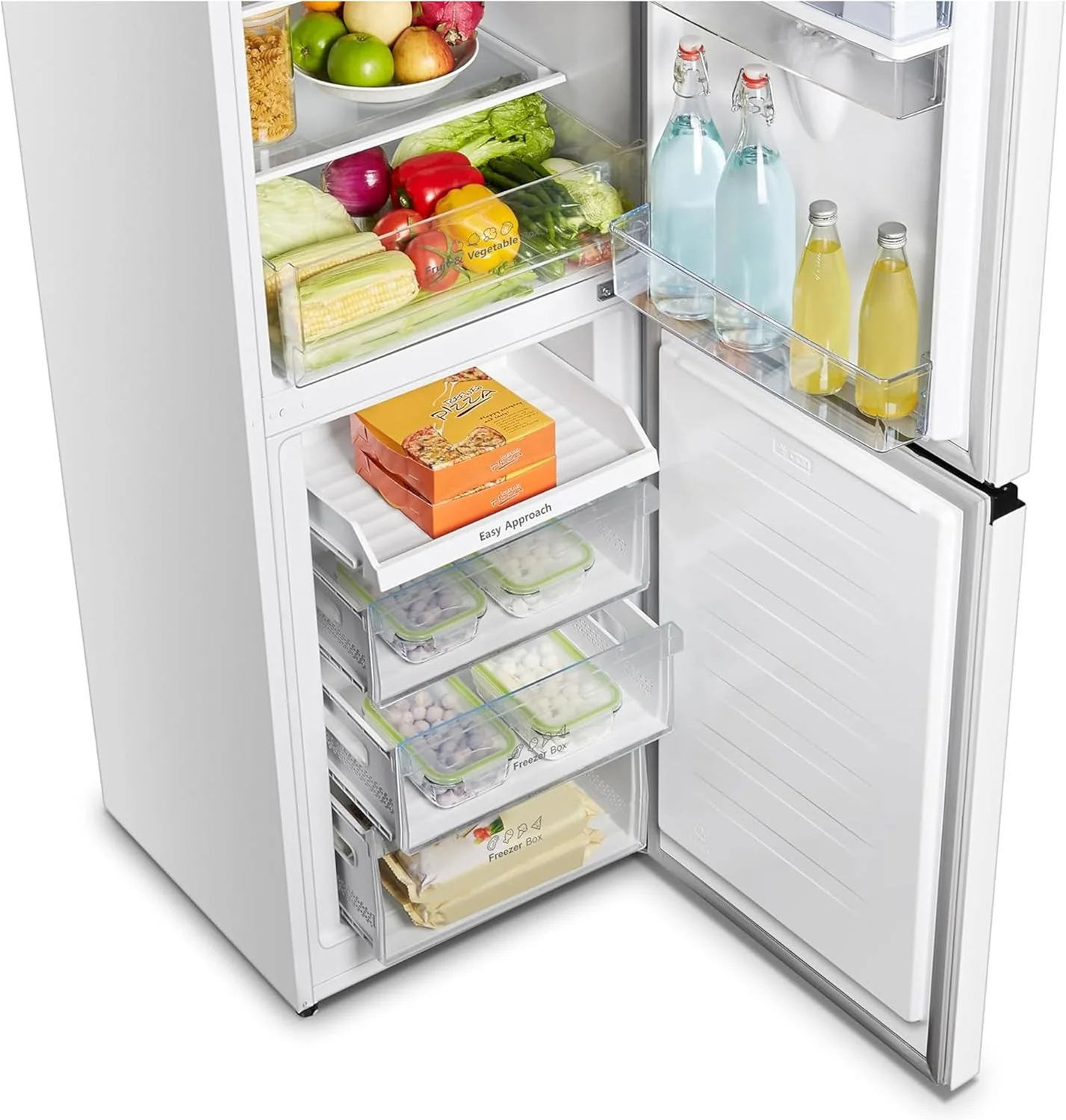 Teknix FFH1825WW/E - White Freestanding 50/50 Frost Free Fridge Freezer - E energy - Image 9