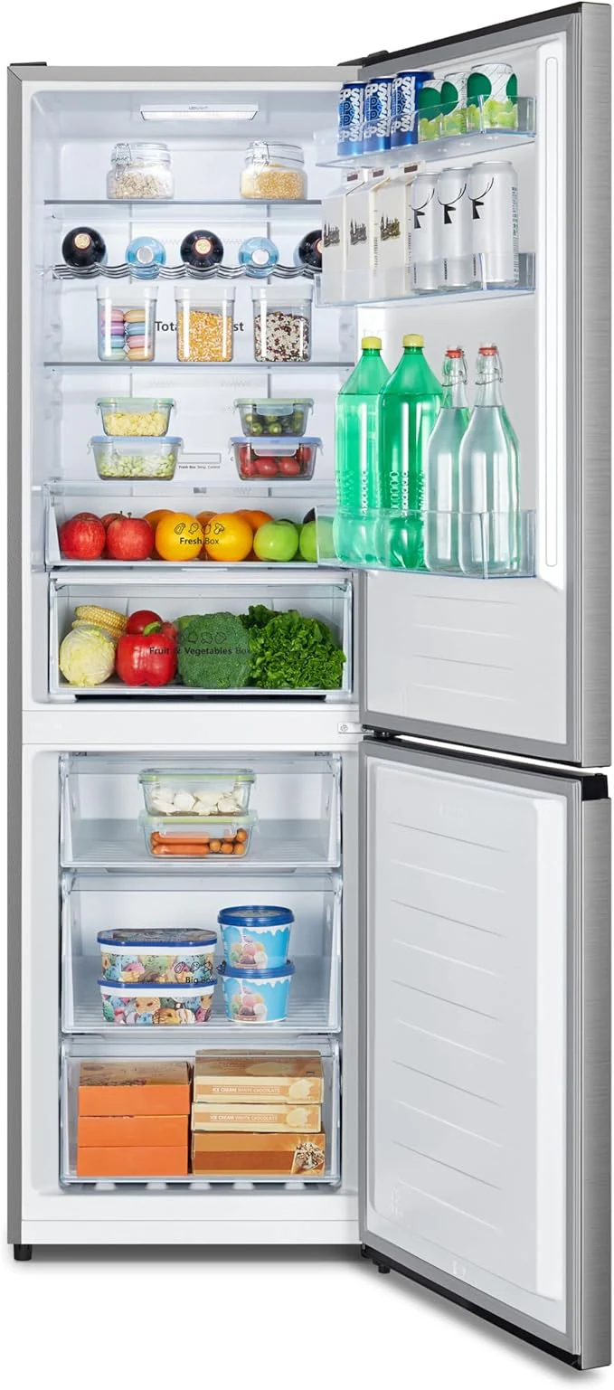 Teknix FFH1860X - Stainless steel Freestanding 60/40 Frost Free Fridge Freezer - E energy - Image 2