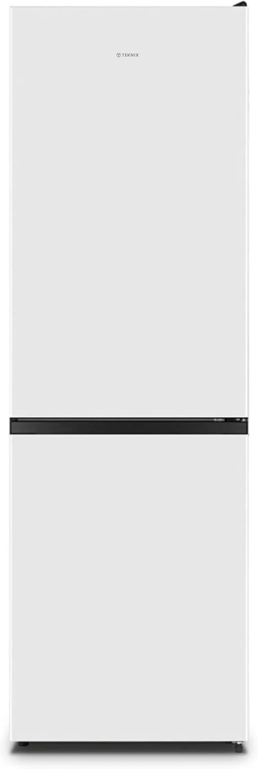Teknix FFPH186W - White 60/40 Split Fridge Freezer - 304L Capacity - E Rated