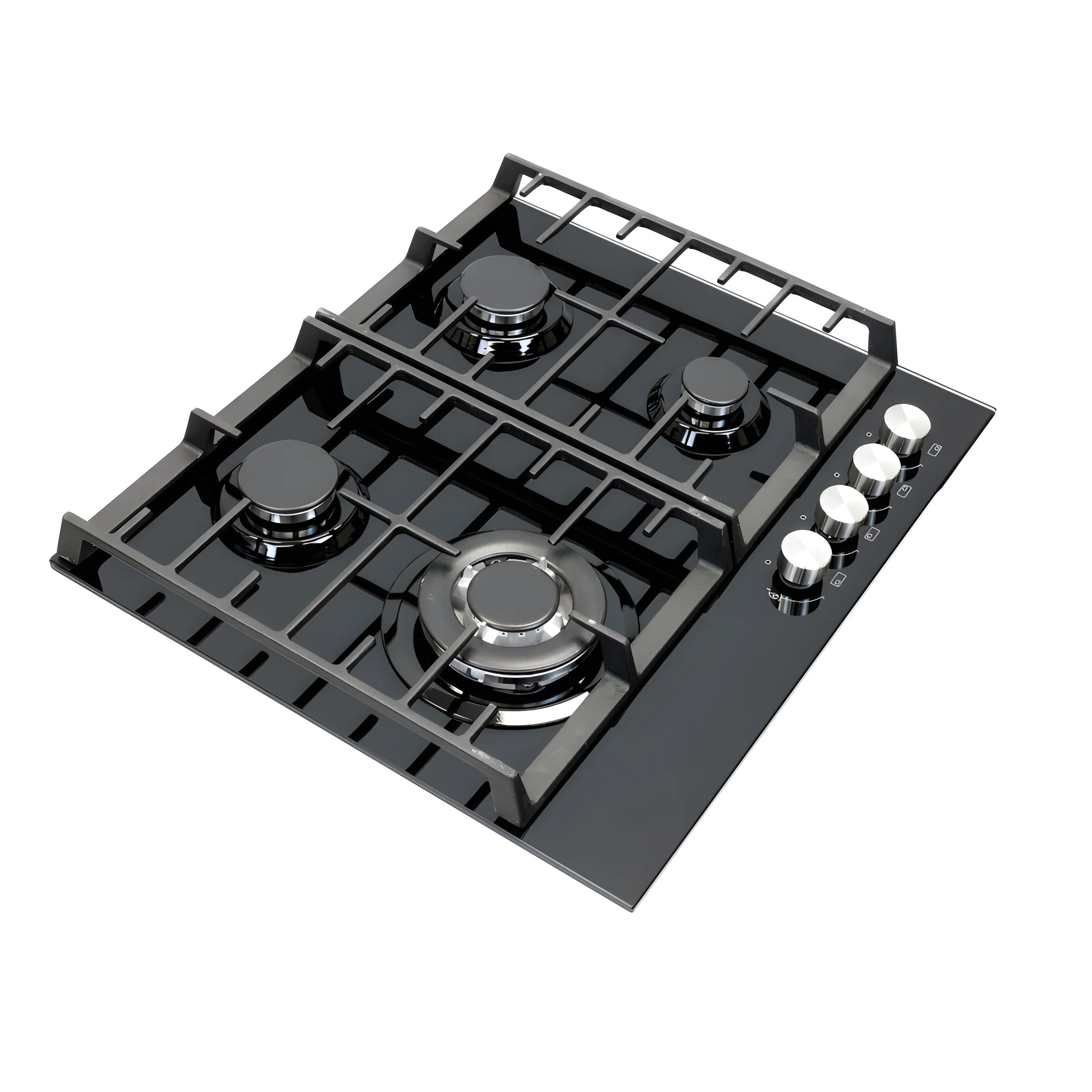Teknix SCGH61B - Black 4 Zone Gas Hob - Image 3