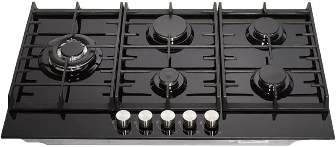 Teknix SCGH751B - Black 5 Zone Gas Hob - Image 5