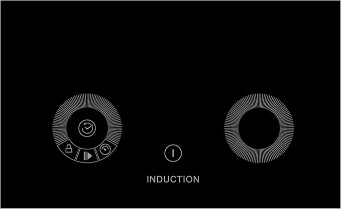 Teknix SCIH90SW - Black 6 Zone Induction Hob - Image 2