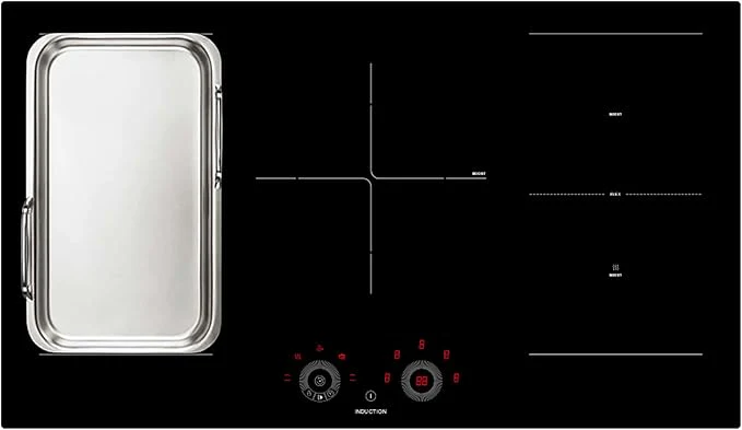Teknix SCIH90SW - Black 6 Zone Induction Hob - Image 7