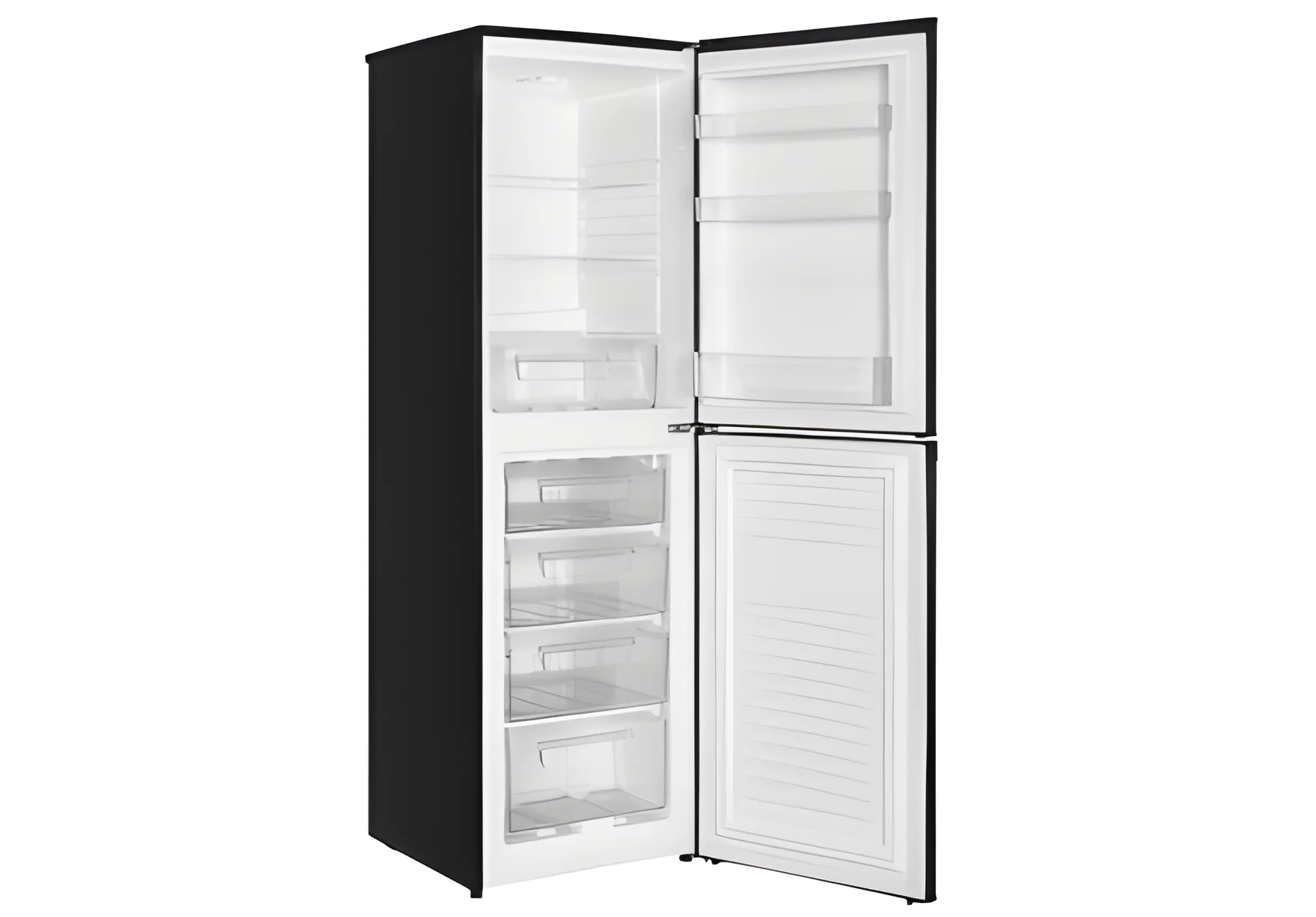 Teknix STF1725B - Black Fridge Freezer - 55cm Width - E Energy Rating - Image 4