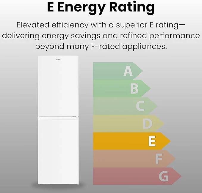 Teknix STF1725W - White Fridge Freezer - 248 Litres - E Energy Rating - Image 6