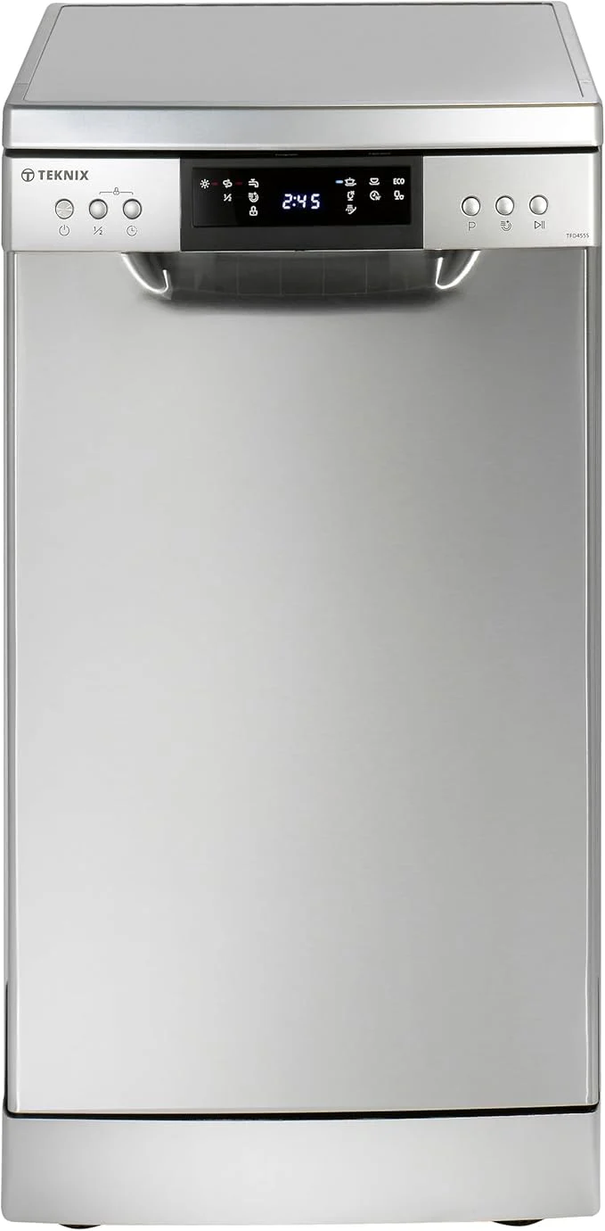 Teknix TFD455S - Stainless steel Freestanding Dishwasher - E energy